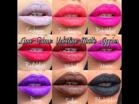 matte velvetine lipstick.